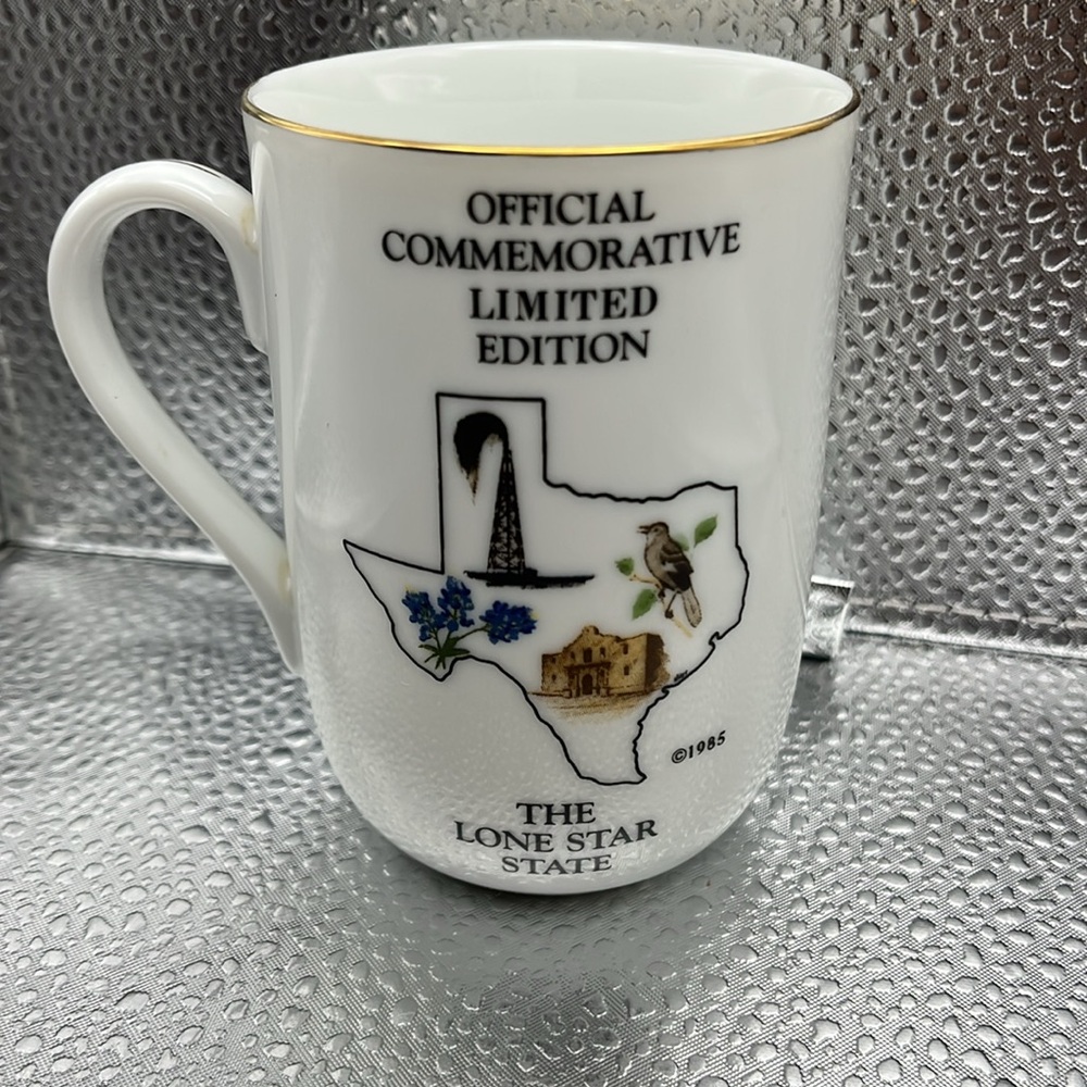 The State Of Texas Official Commemorative Limited Edition 10oz Cup